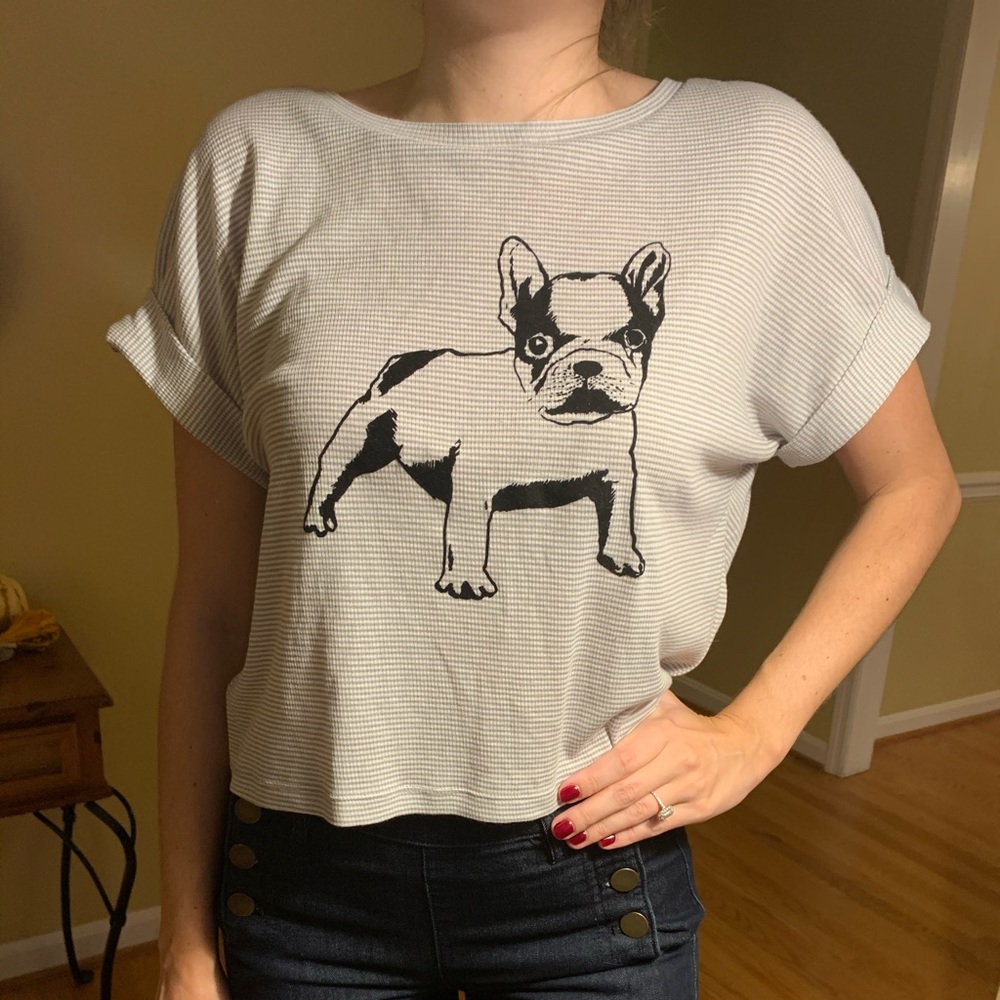 French Bulldog Tee, size S